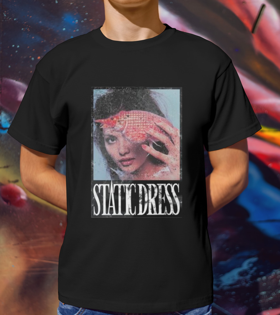 Static Dress Fish Net Mask T-Shirt