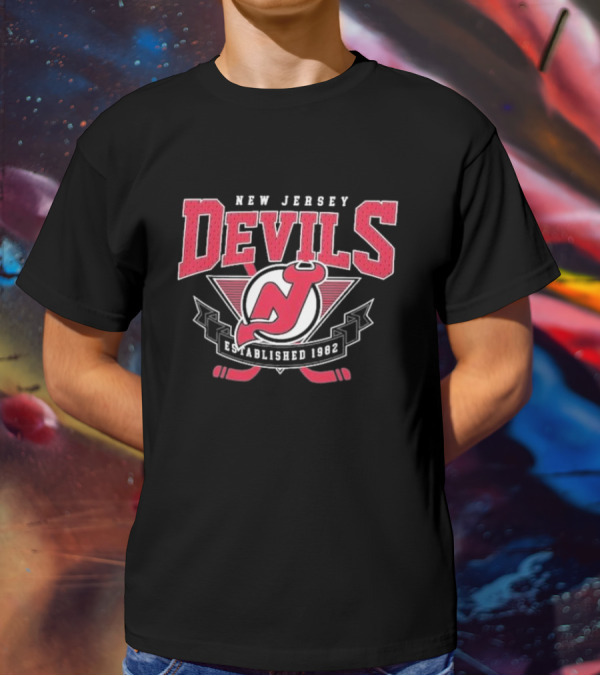New Jersey Devils Established 1982 Team T-Shirt