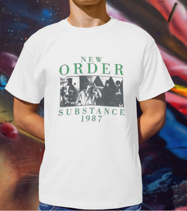 New Order Substance 1987 Album Cover T-Shirt