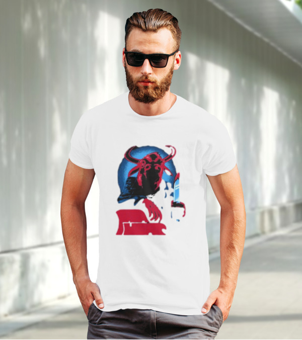 Papa Meat Cyber Bully Cow With Knife Dark Humor T-Shirt