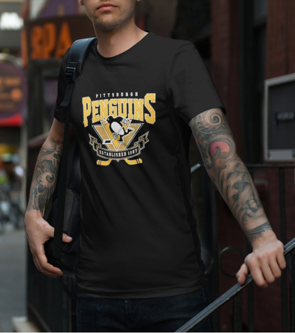 Pittsburgh Penguins Established 1967 Iconic T-Shirt