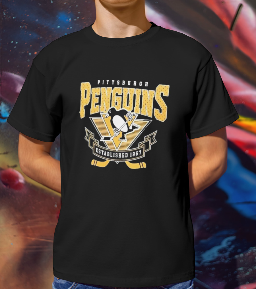 Pittsburgh Penguins Established 1967 Iconic T-Shirt