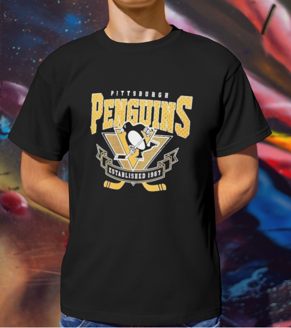 Pittsburgh Penguins Established 1967 Iconic T-Shirt