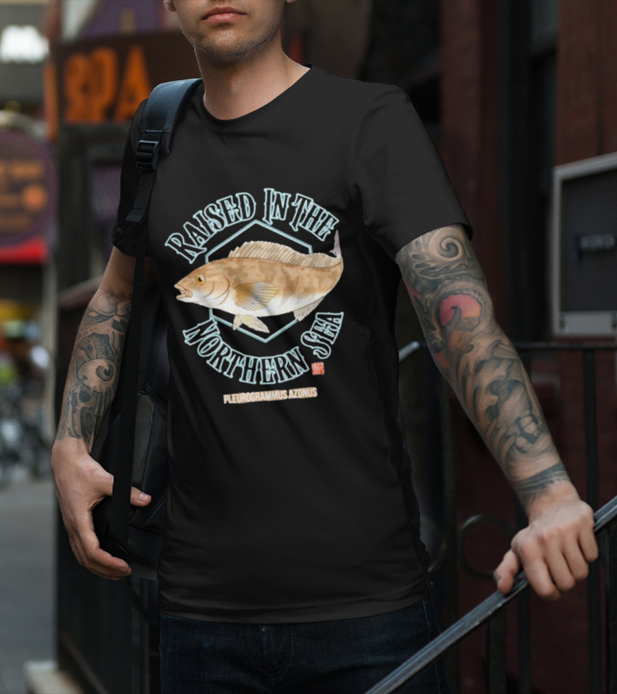 Raised In The Northern Sea Pleurogrammus Azonus Fish T-Shirt