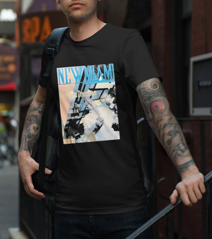 NEW MIAMI King Of The Downtown Life And Times Rok New York T-Shirt