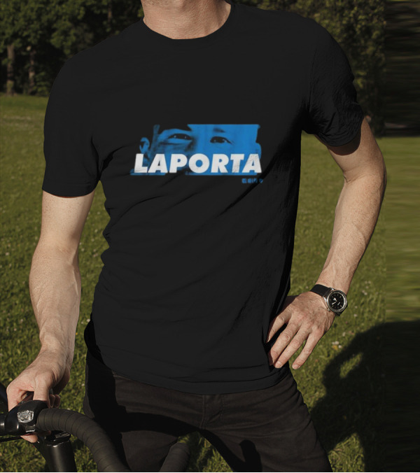 Laporta The Eyes Blue T-Shirt