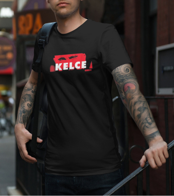 Kelce Red Eyes NFL Football T-Shirt