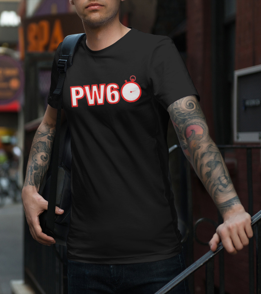 PW60 Stopwatch Pro Wrestling 60 O’ T-Shirt