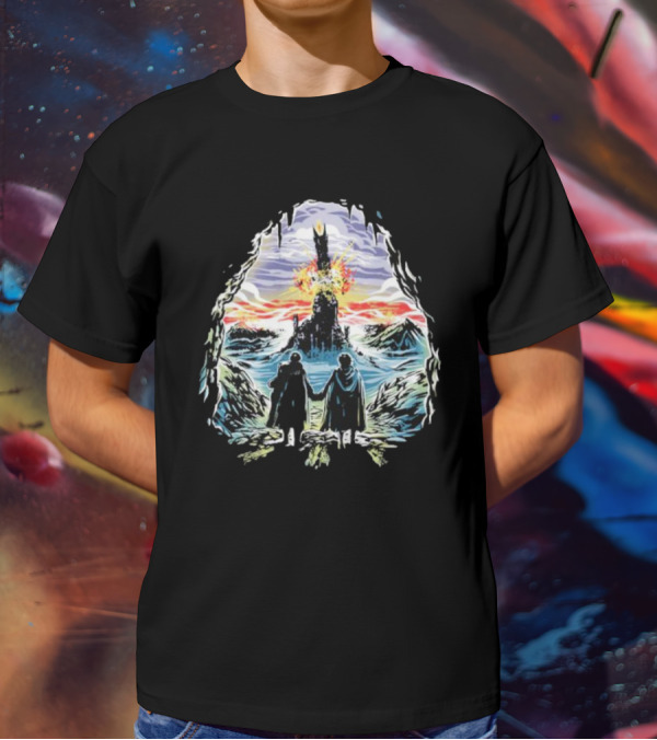 Project One Ring Mount Doom Journey Frodo Sam Image T-Shirt