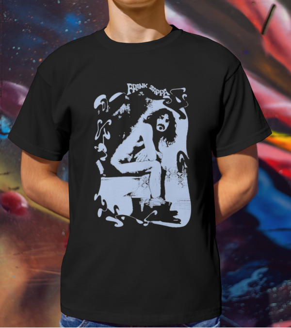Rare Vintage Frank Zappa Toilet T-Shirt