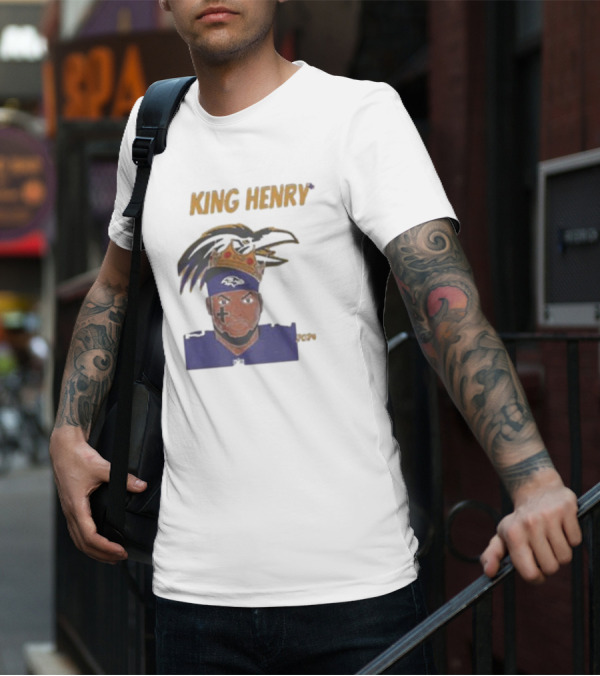 Ravens Football King Henry Baltimore NFL T-Shirt
