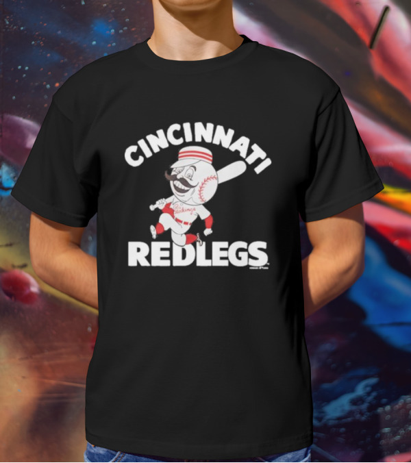 Cincinnati Redlegs Redsproblems Baseball Mascot T-Shirt