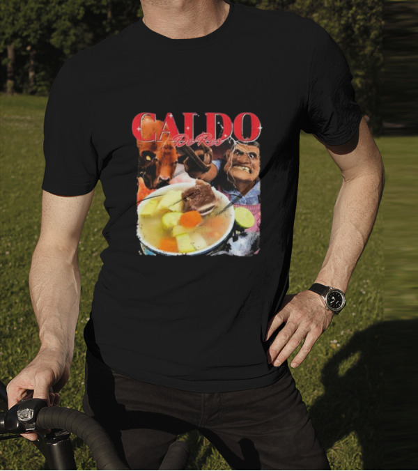 Caldo De Res Western Cowboy With Vegetable Soup T-Shirt
