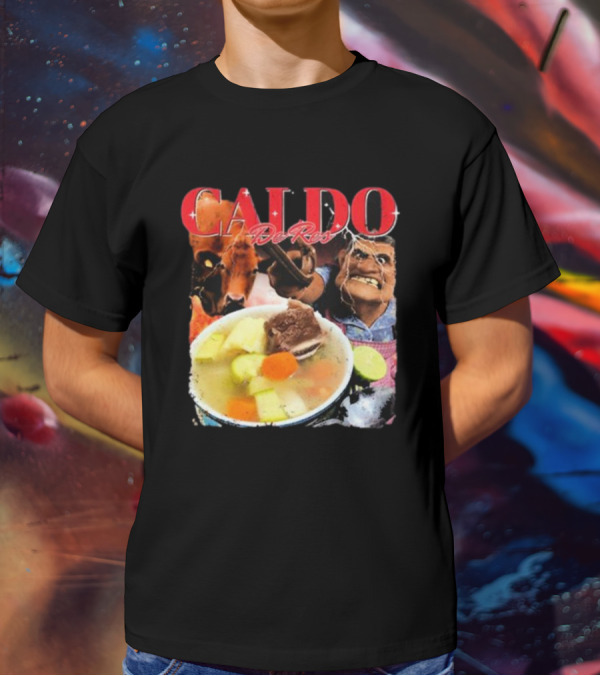 Caldo De Res Western Cowboy With Vegetable Soup T-Shirt