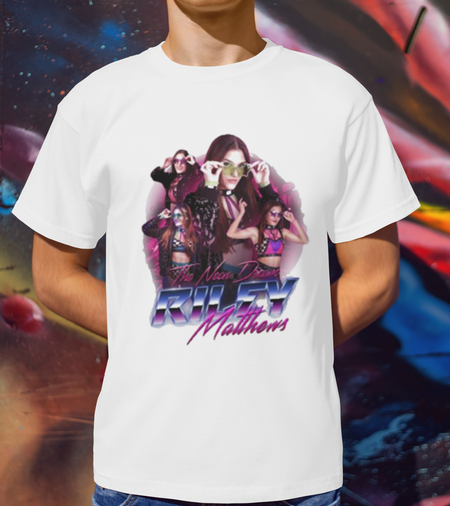 Riley Matthews The Neon Dream Retro Style Fashion Icons T-Shirt