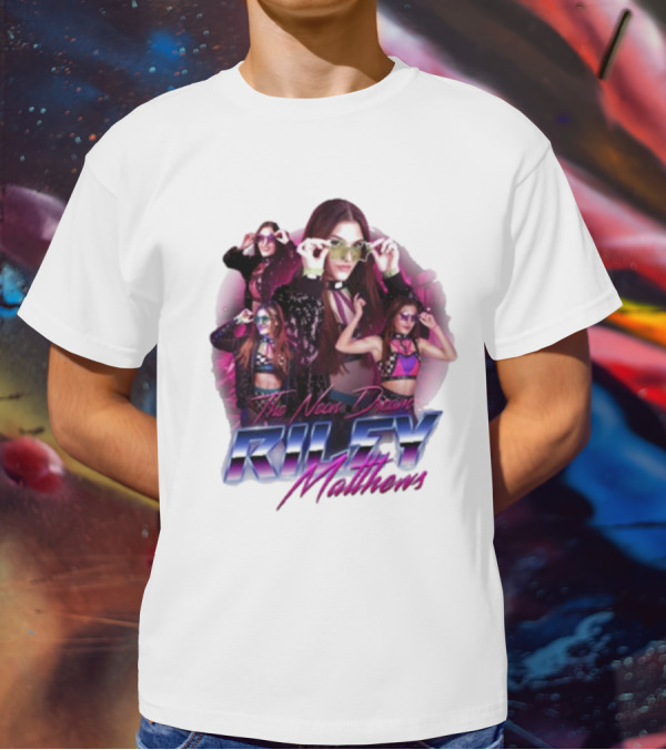 Riley Matthews The Neon Dream Retro Style Fashion Icons T-Shirt