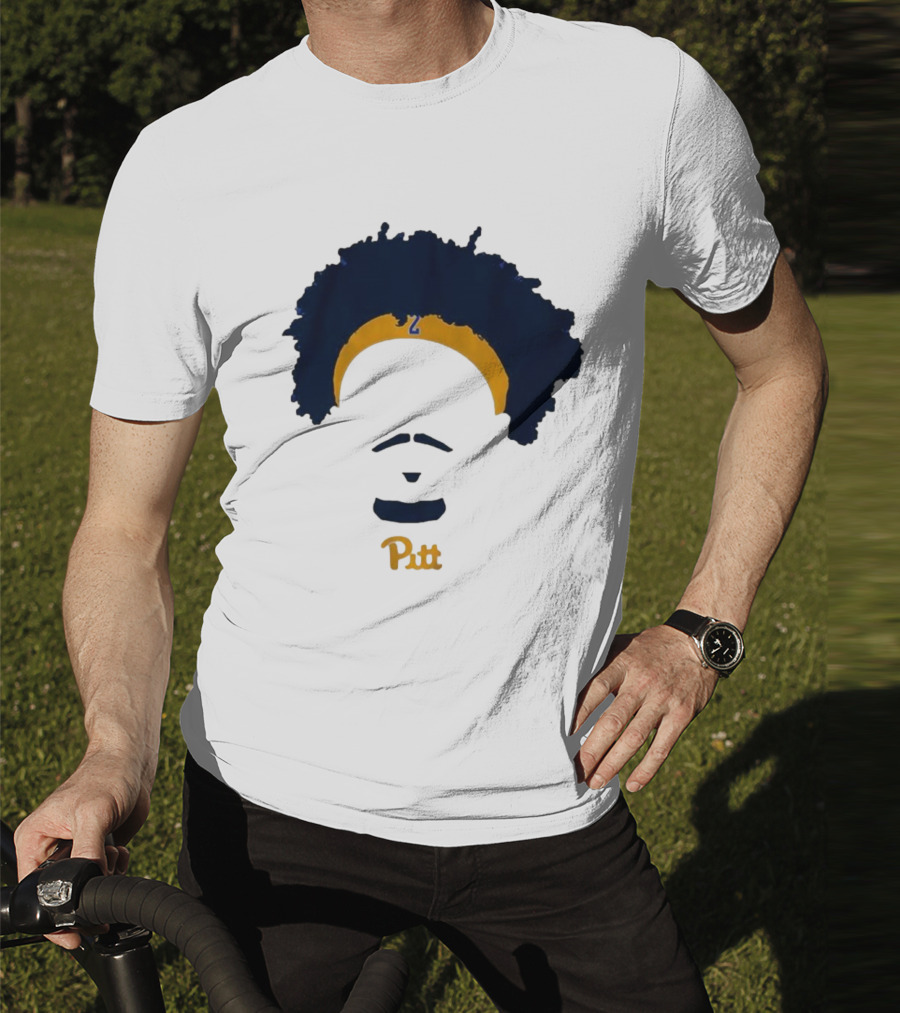 Pitt Basketball Blake Hinson Hair Headband Number 2 T-Shirt