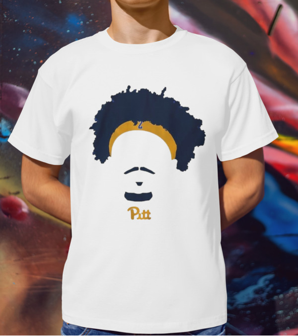 Pitt Basketball Blake Hinson Hair Headband Number 2 T-Shirt