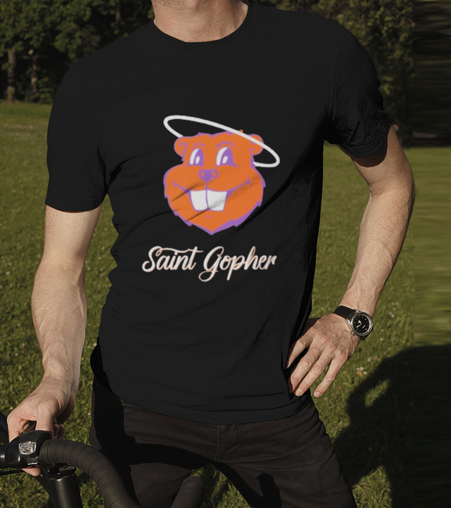 Saint Gopher Halo Smile T-Shirt