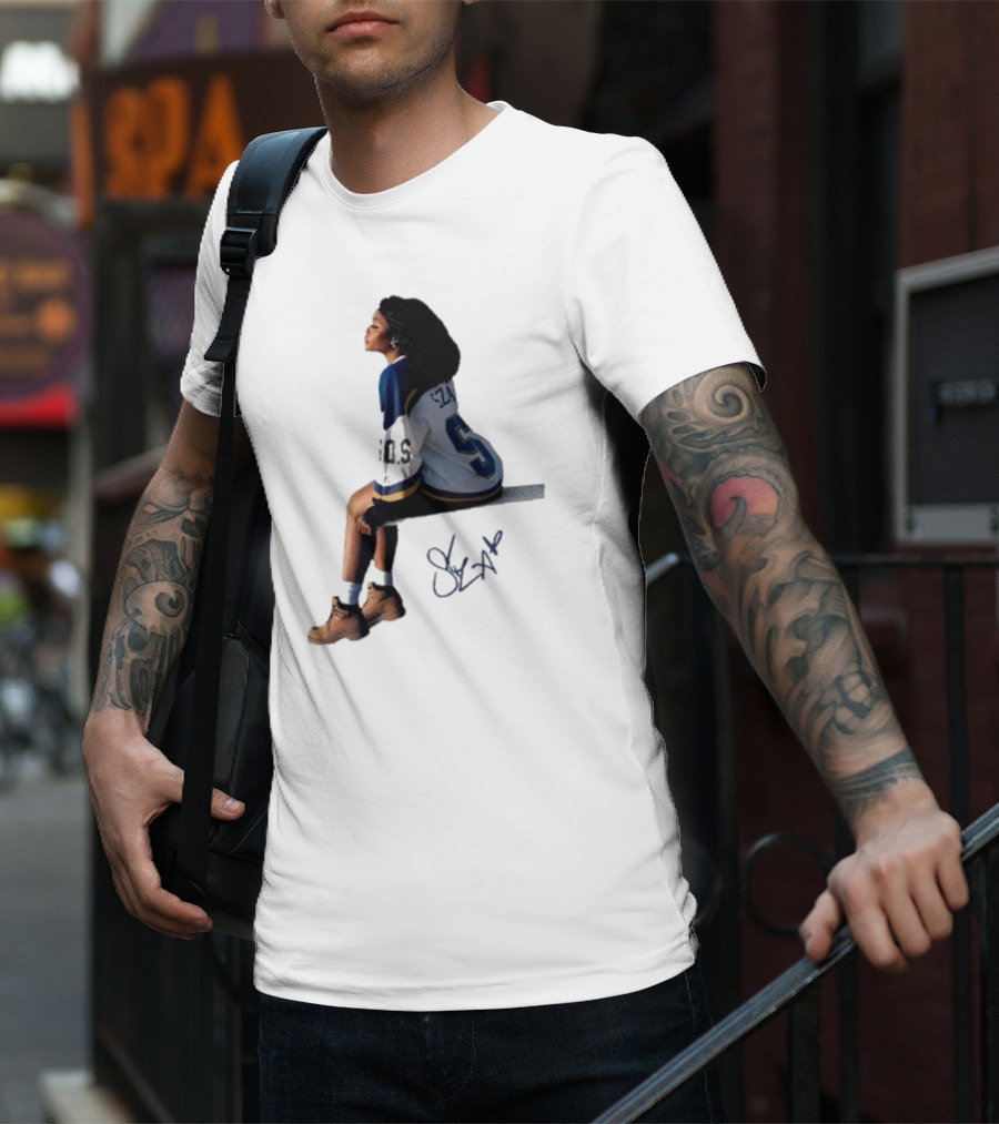 Sza Sos Signature Number 5 Sports T-Shirt