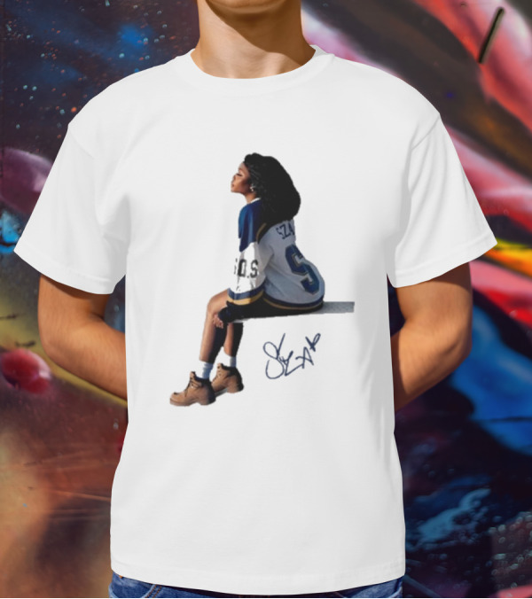 Sza Sos Signature Number 5 Sports T-Shirt