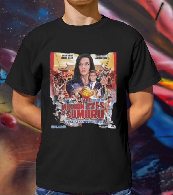 Shirley Eaton Frankie Avalon George Nader Klaus Kinski The Million Eyes Of Sumuru Extended Version Ultra HD Adventure T-Shirt