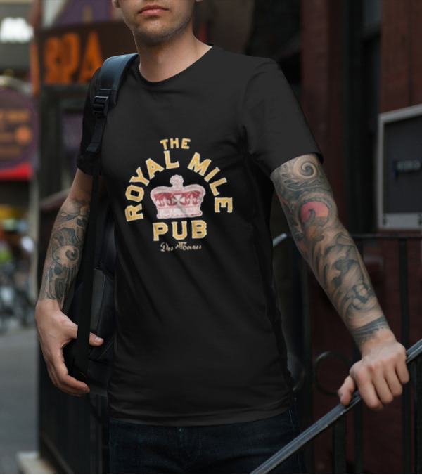 The Royal Mile Pub Des Moines Crown T-Shirt
