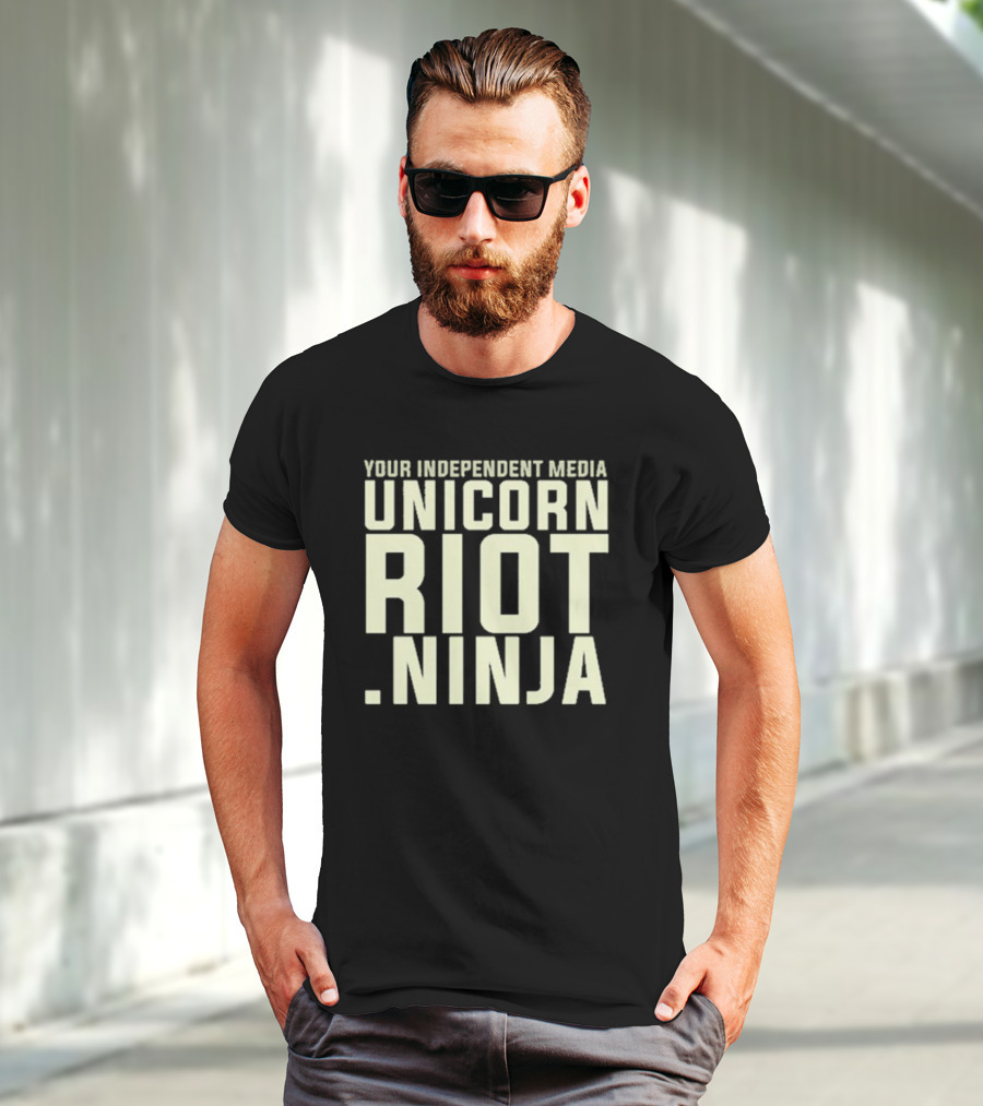 Your Independent Media Unicorn Riot Ninja T-Shirt