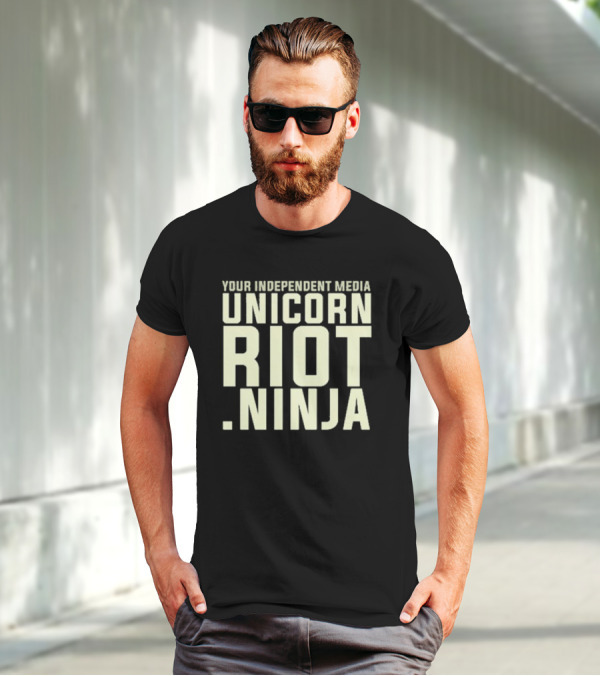 Your Independent Media Unicorn Riot Ninja T-Shirt