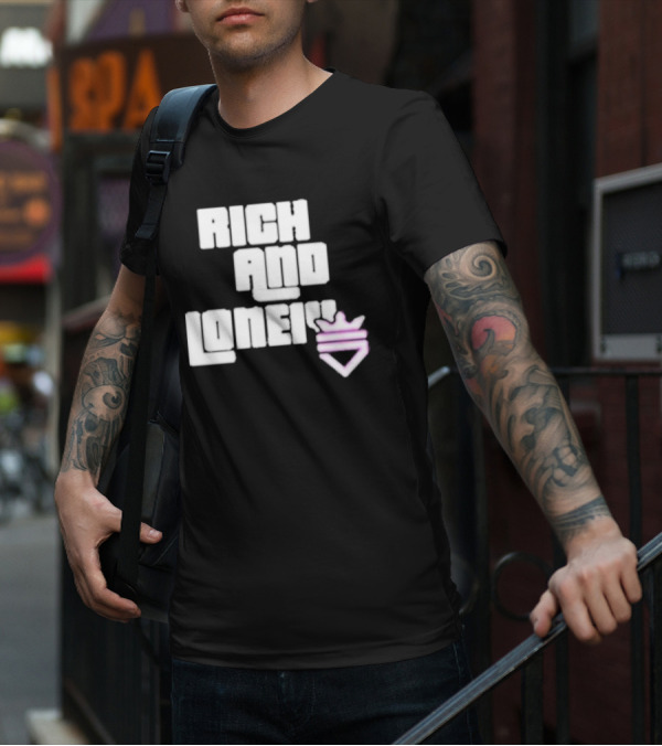 Optic Scump Rich And Lonely Rnl Wasted Miami Crown Graphics T-Shirt