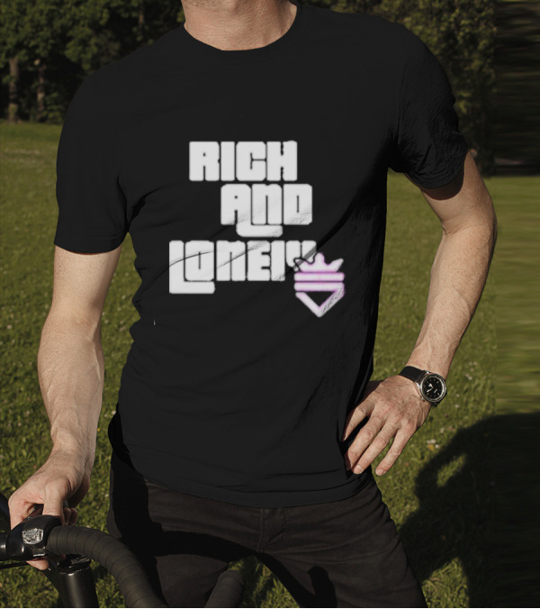 Optic Scump Rich And Lonely Rnl Wasted Miami Crown Graphics T-Shirt