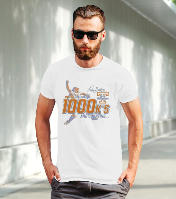 Payton Gottshall 1000 K’s And Counting Lady Volunteers T-Shirt