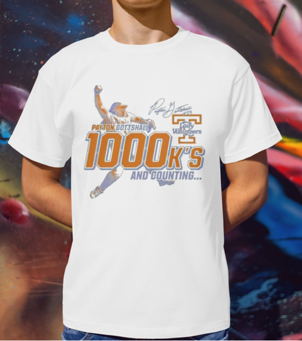 Payton Gottshall 1000 K’s And Counting Lady Volunteers T-Shirt