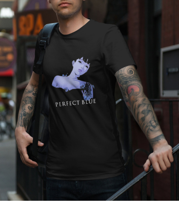 Perfect Blue Anime Figure Geeks Rule Collaboration Silkscreen Printing T-Shirt