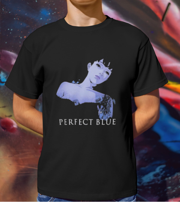 Perfect Blue Anime Figure Geeks Rule Collaboration Silkscreen Printing T-Shirt