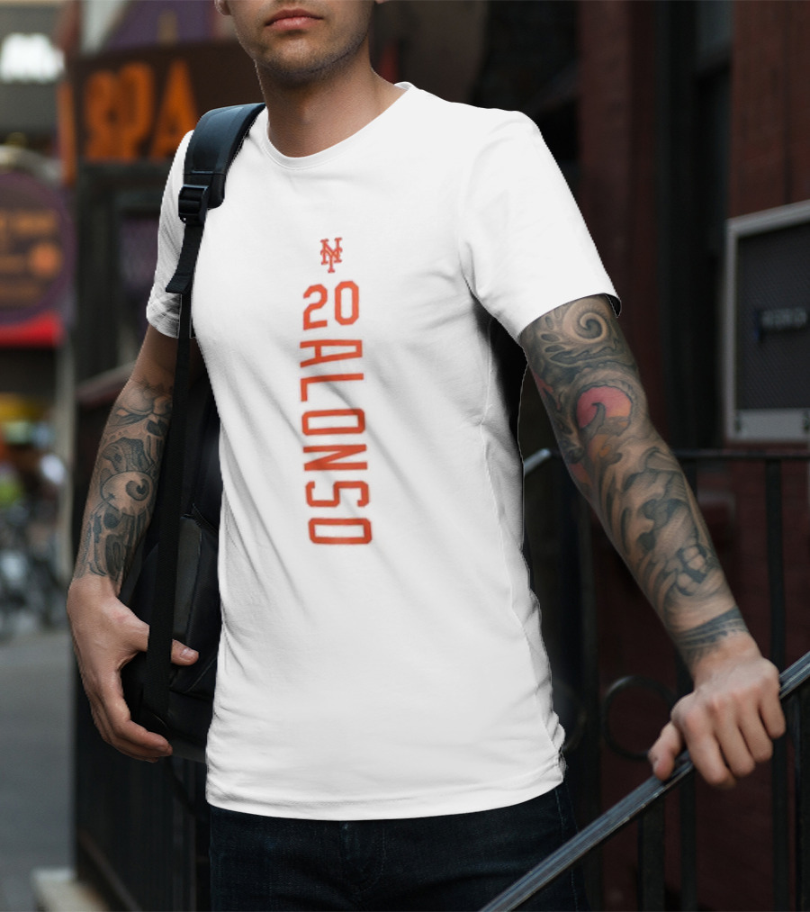 Pete Alonso 20 New York Mets Fanatics Branded Playmaker T-Shirt