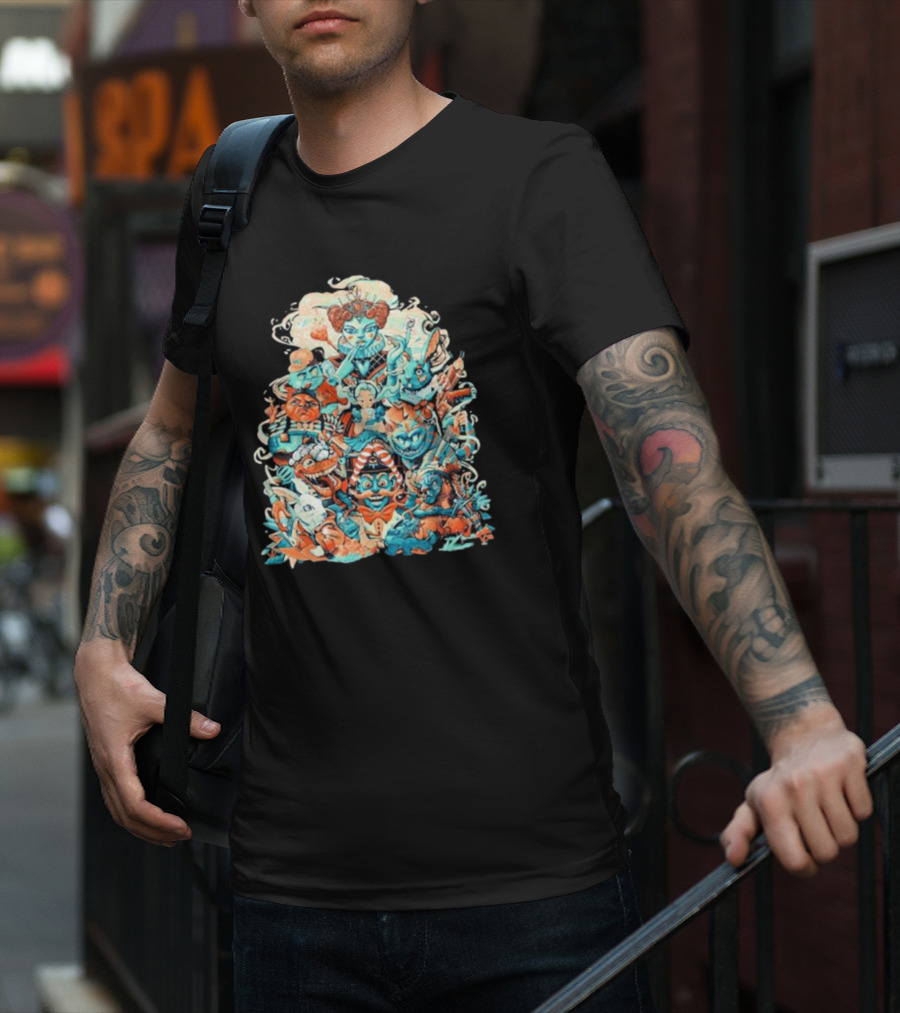 Peter Robinson Exclusive Alice In Wonderland Inspired Characters T-Shirt