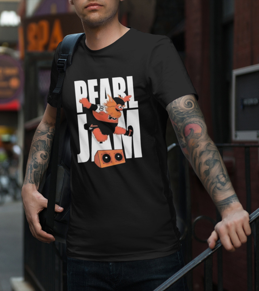 Philadelphia Flyers Gritty Pearl Jam Night T-Shirt