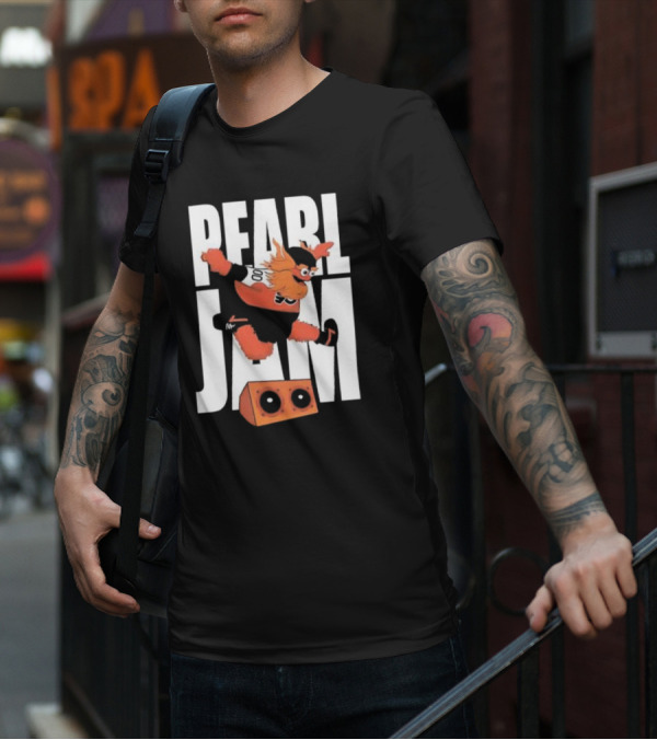 Philadelphia Flyers Gritty Pearl Jam Night T-Shirt