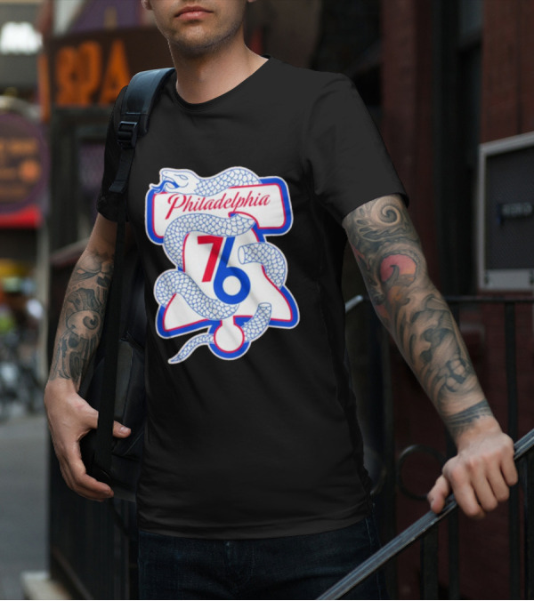 Philadelphia Phillies Liberty Bell Snake 76 T-Shirt