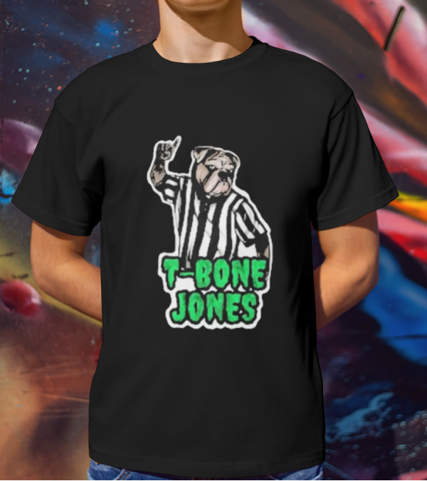 T-Bone Jones Bulldog Referee Gesture T-Shirt