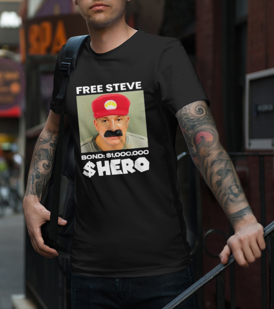 FREE STEVE BOND $1,000,000 $HERO T-Shirt