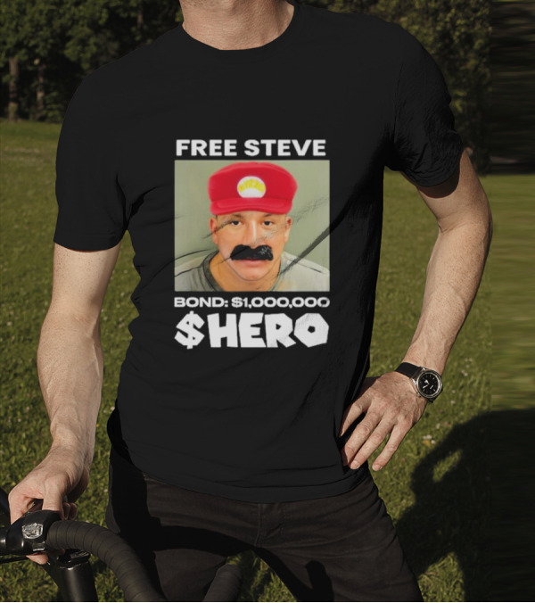 FREE STEVE BOND $1,000,000 $HERO T-Shirt