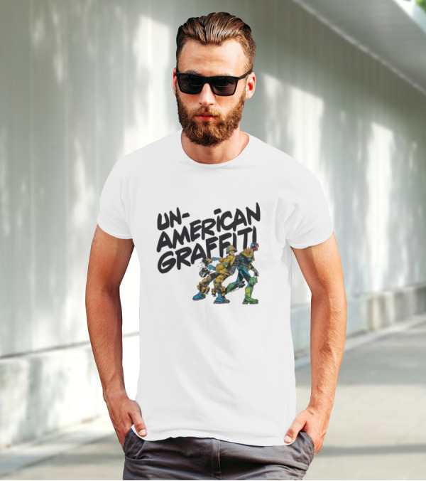 Unamerican Graffiti Mick Mcmahon’s Judge Dredd T-Shirt