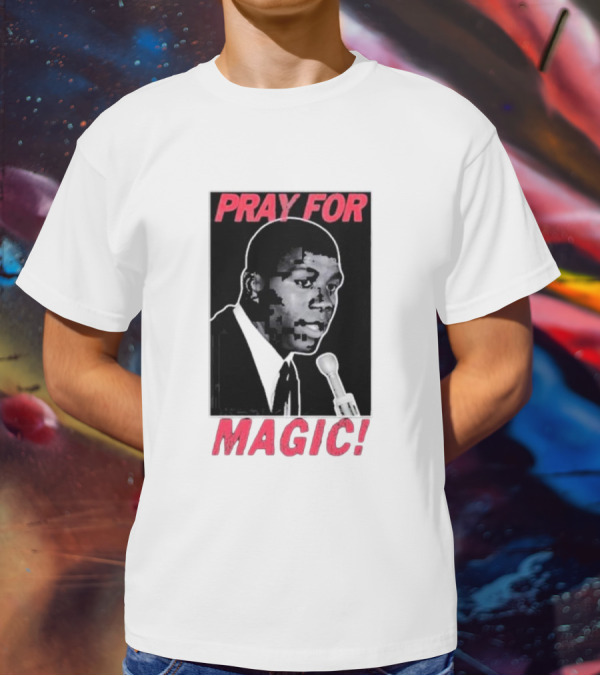 Jared Mccain Wearing Pray For Magic T-Shirt