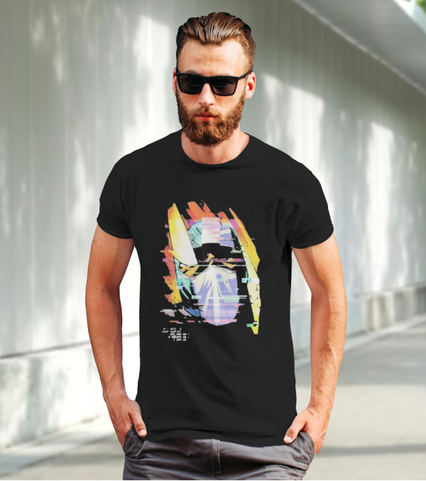 Kid Cudi Moon Man Helmet Glitch T-Shirt