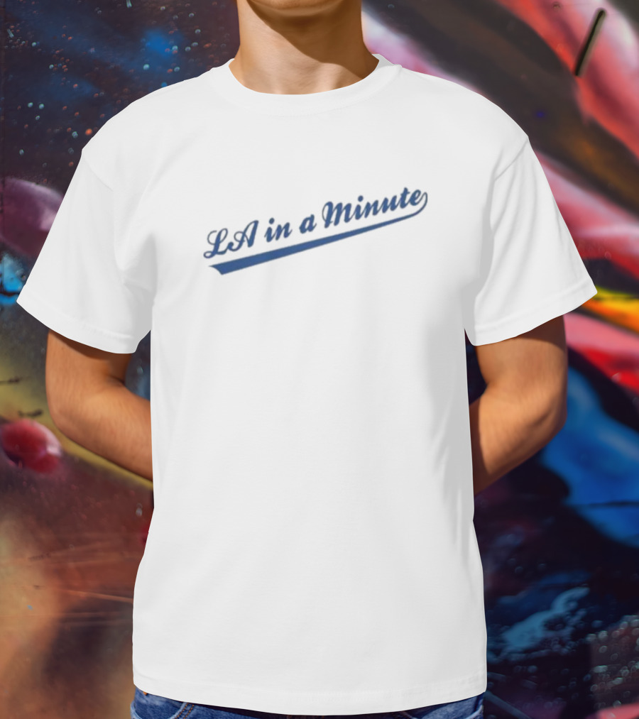 LA In A Minute Baseball Dodgers T-Shirt