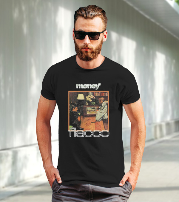 Money Flacco Television Vintage Living Room Scene T-Shirt