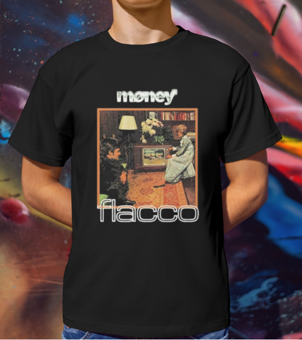 Money Flacco Television Vintage Living Room Scene T-Shirt