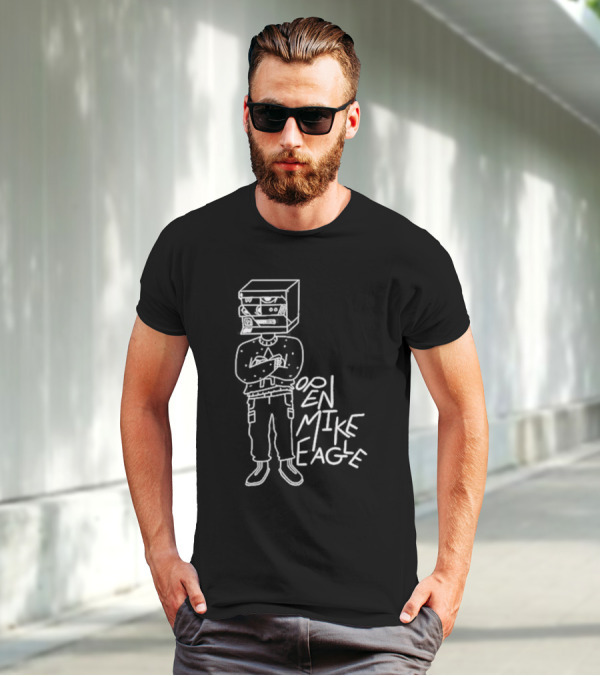 Open Mike Eagle Stereo Head Line Art Arthur Banach T-Shirt